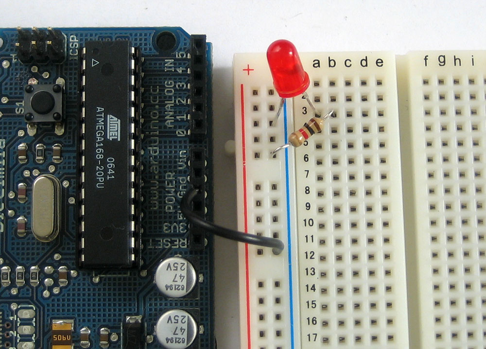 led resistor hook up