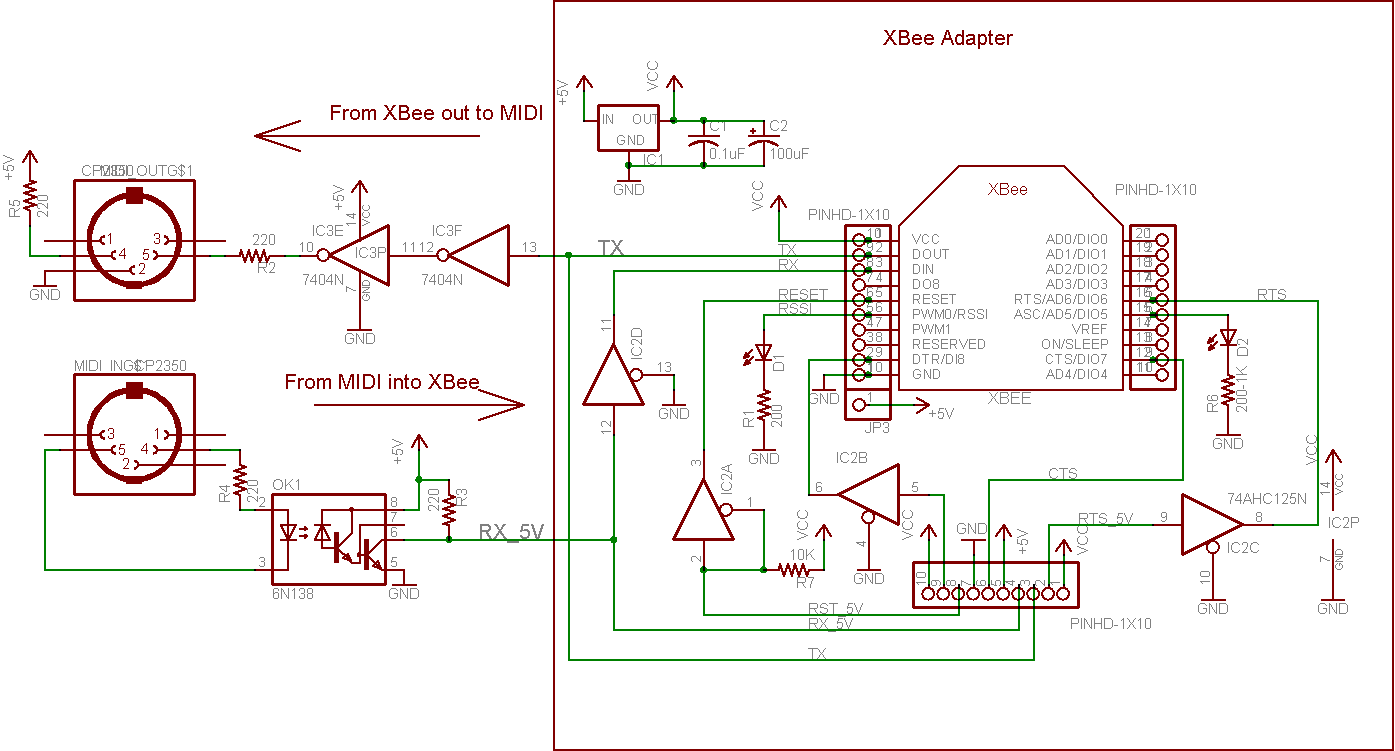 Xbee Dte Serial Board