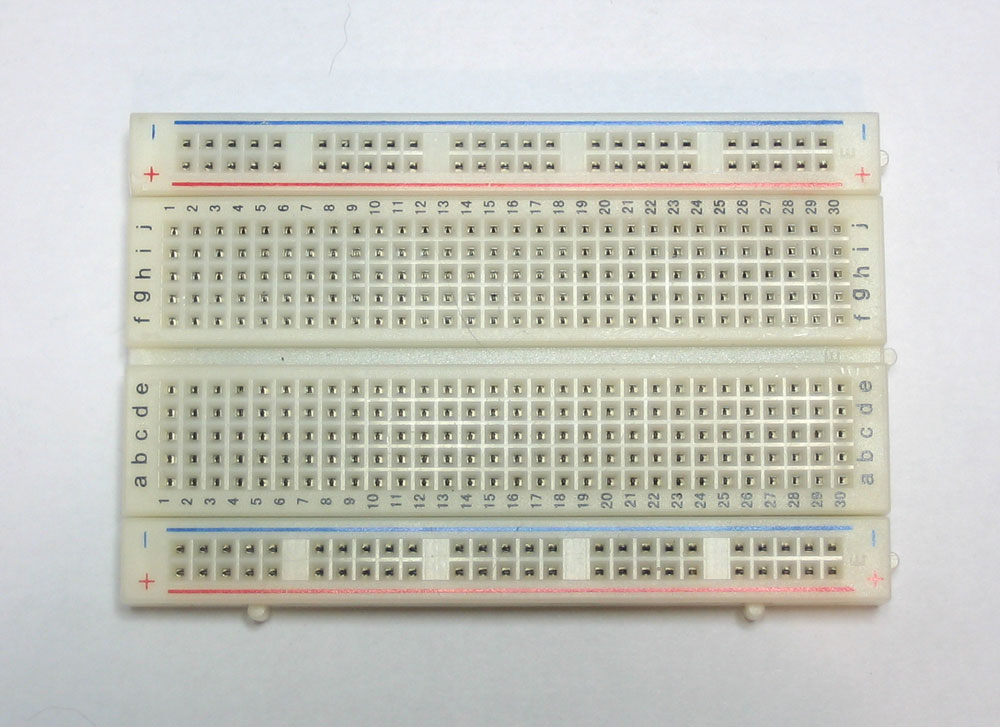 Standard solderless breadboard