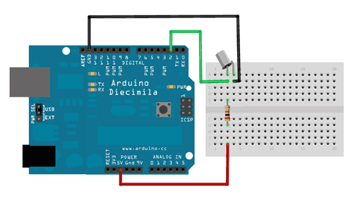 [tilt switch wired to Arduino]