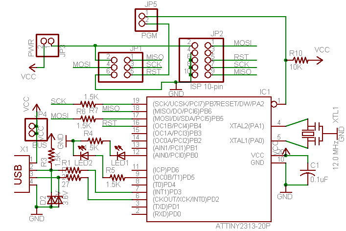 avr usb isp